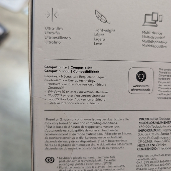 Logitech Keys 2 Go Keyboard - Picture 3 of 3